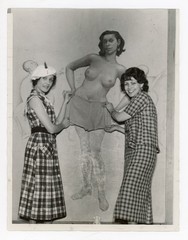 Open Air Art Fair Grant Park Putting Clothes on Paintings 1934 Black Venus Photo