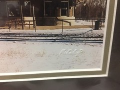 Paul McKinley Photo.-DURAND, MICHIGAN Historic Train Depot-Dbl. Matted Photo