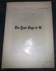 ALEC SOTH: SIGNED The Last Days of W ARTIST’S ED #26/100 w/ SIGNED Placemat NEW!