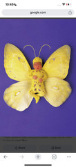 Vintage B&W Anne Geddes BUTTERFLY BABY Possible EARLY PHOTOSHOP Type Photo OOAK