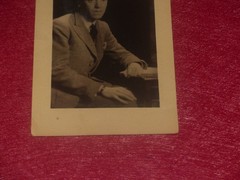 Laure Albin Guillot 1943 / Portrait Of Francois Valery + Signed Autographed Card