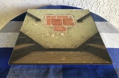 Brad Pogatetz 2007 Signed Urban Abandonment Art Photograph Mounted 11.75in Sq