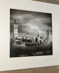 Signed JUREK NEMS 7.5” Original Photograph BIG BEN PARLIAMENT SQ Look Left 10”