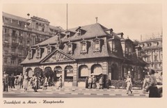 Frankfurt am Main: MAIN GUARD around 1935, CAFE Hauptwache, SW photo 18 x 24 cm
