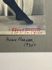 Edwin Townsend Nude Male Photo Signed Physique Bodybuilder Model Hugh Horner