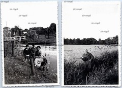 2x Neustrelitz 1934 – Lake – 1930s – Photo 6x9cm