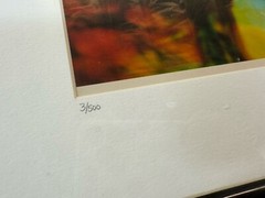 Toilygraph Matted Print Eve By Adrian Rodriguez 1994 Signed Abstract Photography