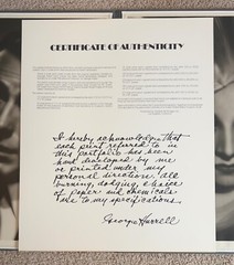 GEORGE HURRELL HAND SIGNED DOUBLE PORTFOLIO 20″x24″ 104/190 PERFECT COND.