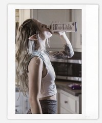 Art model Bradley Instax Wide Instant Film Print