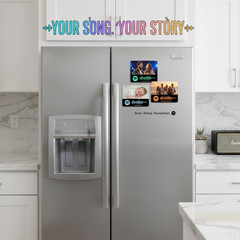 Custom Photo Music Player Fridge Magnet, Song Picture Magnet, Romantic Dating