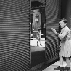 Baryte Print Photo Spain Child 1960 Format 40x40cm