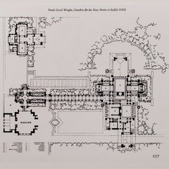 Frank Lloyd Wright Darwin Martin House Buffalo Floor Plan 1903 Print Photograph