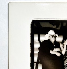 Rare William Coupon 1978 Photograph of Truman Capote at Studio 54 Signed & Dated