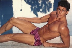 Original 1980s TORY JEFFREY 5 4×6 inch malemodel PLUS modeling card gay interest