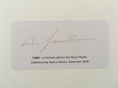 ANN HAMILTON signed limited edition photograph – TWO Portfolio (2018)