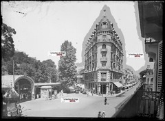 Vichy, Auvergne, Cars, Glass Plate Photos, Lot Of 5 Negatives 13X18 CM