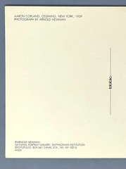 Aaron Copland 1959 Art Print Card Photo By Arnold Newman Fotofolio 4.25”x6”