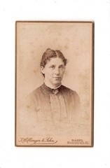 CDV Photo Lady Portrait / Woman – Basel 1880s