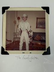 Vintage Found Photo Cowboy Costume Snapshot Vernacular Photo 1965