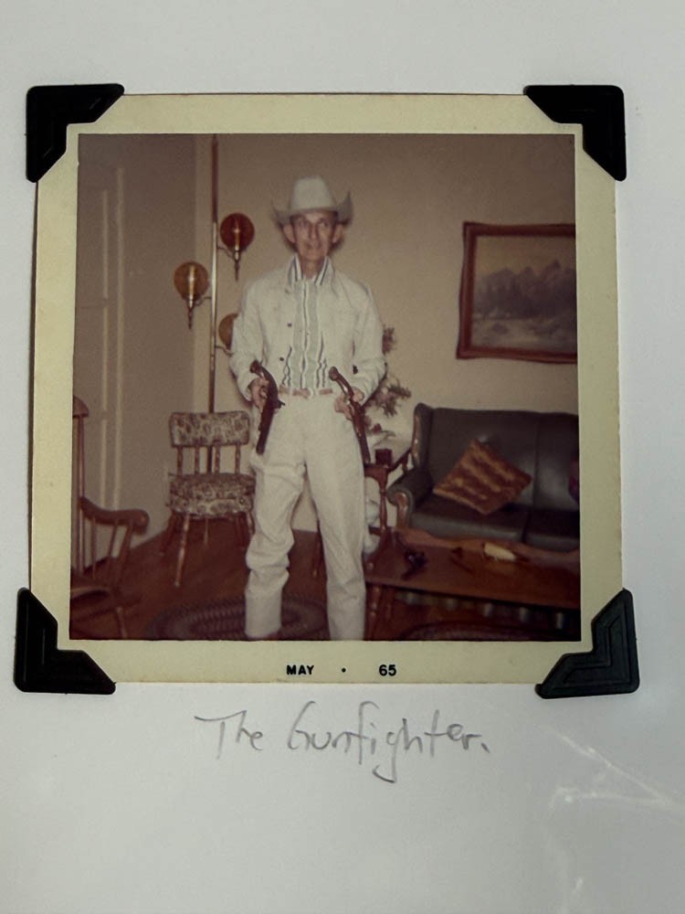 Vintage Found Photo Cowboy Costume Snapshot Vernacular Photo 1965