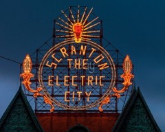 8×10 Neon Sign for Scranton, PA “The Electric City”. Free Shipping!