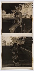 Bunny Yeager Estate Vintage Original Negative Strip of Blonde Beauty