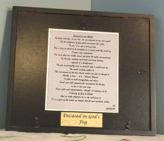 Inspirational “Encased in God’s Fog” Framed Art Photo Double Matted Heavy…