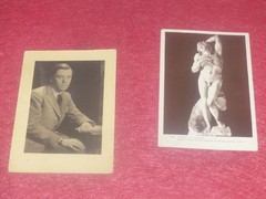 Laure Albin Guillot 1943 / Portrait Of Francois Valery + Signed Autographed Card