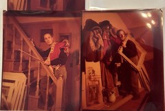 3 Norman Rockwell 1952 Negatives Of Him In His Studio, Grabbing Props Rare￼￼