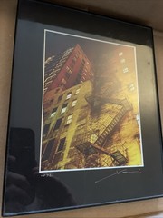 Xavier Nuez Alley no. 72, Zig Zag Chicago, IL. 2005 8”x10” Frame SH25