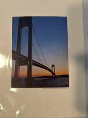Verrazano Bridge Brooklyn 1966 Portfolio Print Modernist Photography NYC