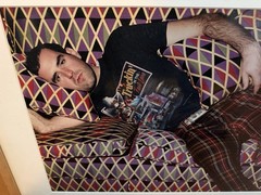 Jason Schmidt Photograph Of Jim Drain Avra’s Couch 14 1/2” X 18” In Frame NYC