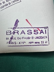 Brassai Original Brassaï Photograph (circa 1940–1950) Description: Original