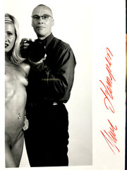 Uwe Kempen Self-portrait with Nude HAND-SIGNED, original Photo, with Frame