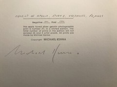 Michael Kenna Chariot of Apollo, Study 2, Versailles, Limited Edition 36/45
