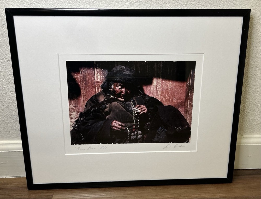 Prayer Beads by Lisa Kristine Photo Print Signed 9 1/2 x 6 1/2 In a 17×14 Frame