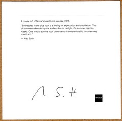 SIGNED ALEC SOTH STRANDED COUPLE NOME’S BEACHFRONT ALASKA 2015 6 x 6 MAGNUM
