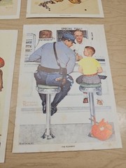 Norman Rockwell Print Set of 4 Artwork Collection
