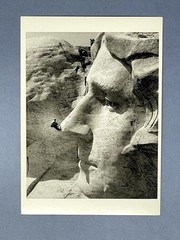 Mount Rushmore Fearless Face-Saver 1960 Art Print Card Photo By John R. Hamilton