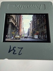 Slide 35mm Slide Street Scene New York City McDonalds Taxi Checker Marathon USA 14
