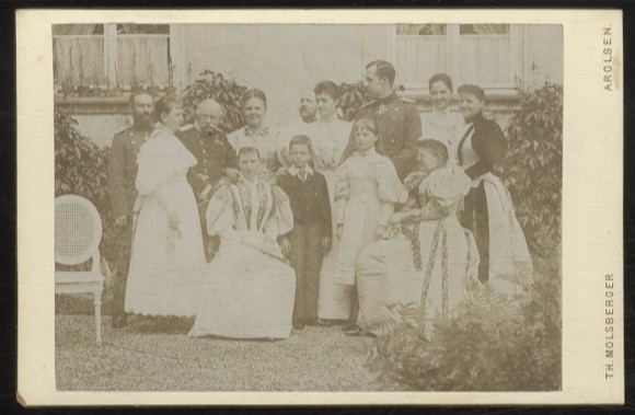 Cabinet photo Adolf + Wilhelmine z. Schaumburg-Lippe, Leopold + Helene… – 12020
