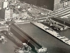 MANHATTAN, AERIAL VIEW, DOWNTOWN, PHOTO BY CHARLES ROTKIN RARE 2000’s ART PRINT