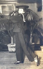 Vtg 1920’s Flapper School Sailor Girl Dancing Ballet Photo Dance Studio Named