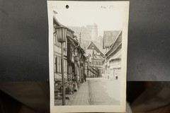 Photo view Stollberg Harz GDR building half-timbered historical architecture picture old