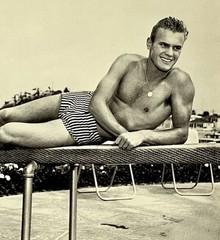 Tab Hunter 1955 Fotofolio Art Photo Print Card 4.25”x6” Actor Heartthrob