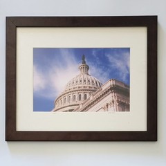 Signed U.S. Capitol Building Dome Photograph Framed 16×20 Art Print Taylor DC