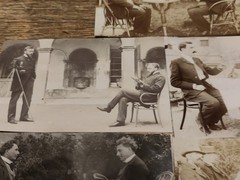 5 Antique Photo Montages 1900s Double Exposure Cabinet of Curiosities