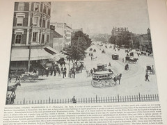 Antique 1880s Portfolio Of Photographs Famous Scenes, Cities, John L. Stoddard
