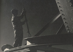 Rolland Hendrickson’s Earlier Work Orig Photo B&W STEEL WORKER 7.5 x 5.75″ R36