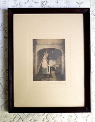 Antique Wallace Nutting Hand Colored Photo Jaffrey House New Hampshire